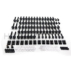 Fairing Bolt Fasteners Kit for Yamaha (Black Spike)