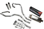 Dual Exhaust Tips for Nissan Titan (2004–2006) 2.5" Flow II Slash