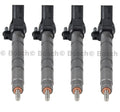 Set of 4 Bosch Common Rail Fuel Injectors for Mercedes X204 W212 (2014)