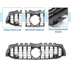 Front Upper Bumper Grille for Mercedes-Benz (2010–2015) Black