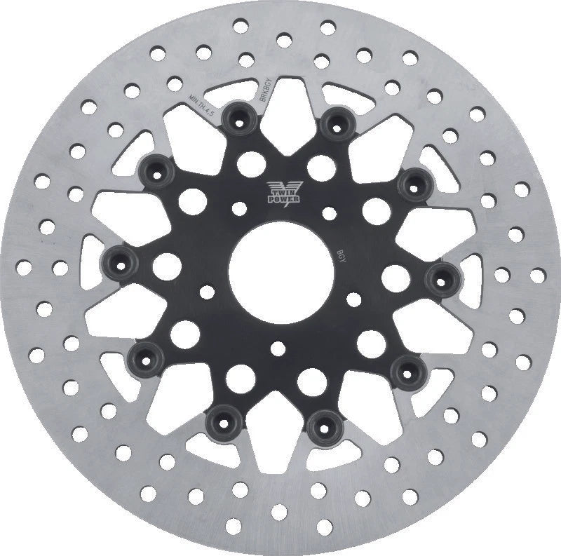 Set of 2 Front 11.5in Floating Rotors for Harley Big Twin (1984–2017)