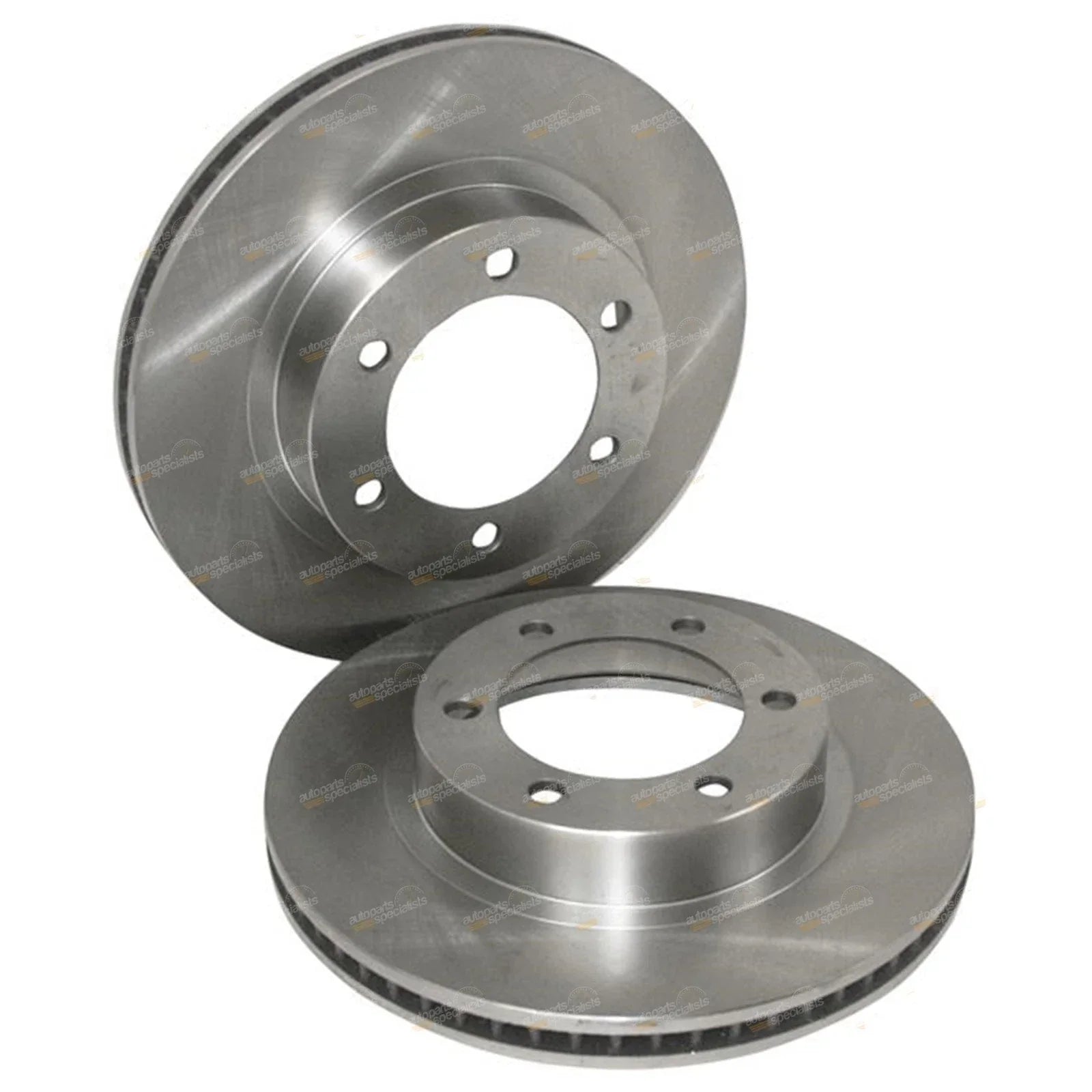 2 x Front Disc Brake Rotors for Toyota Hilux GGN25 KUN26 with VSC (2008–2014)