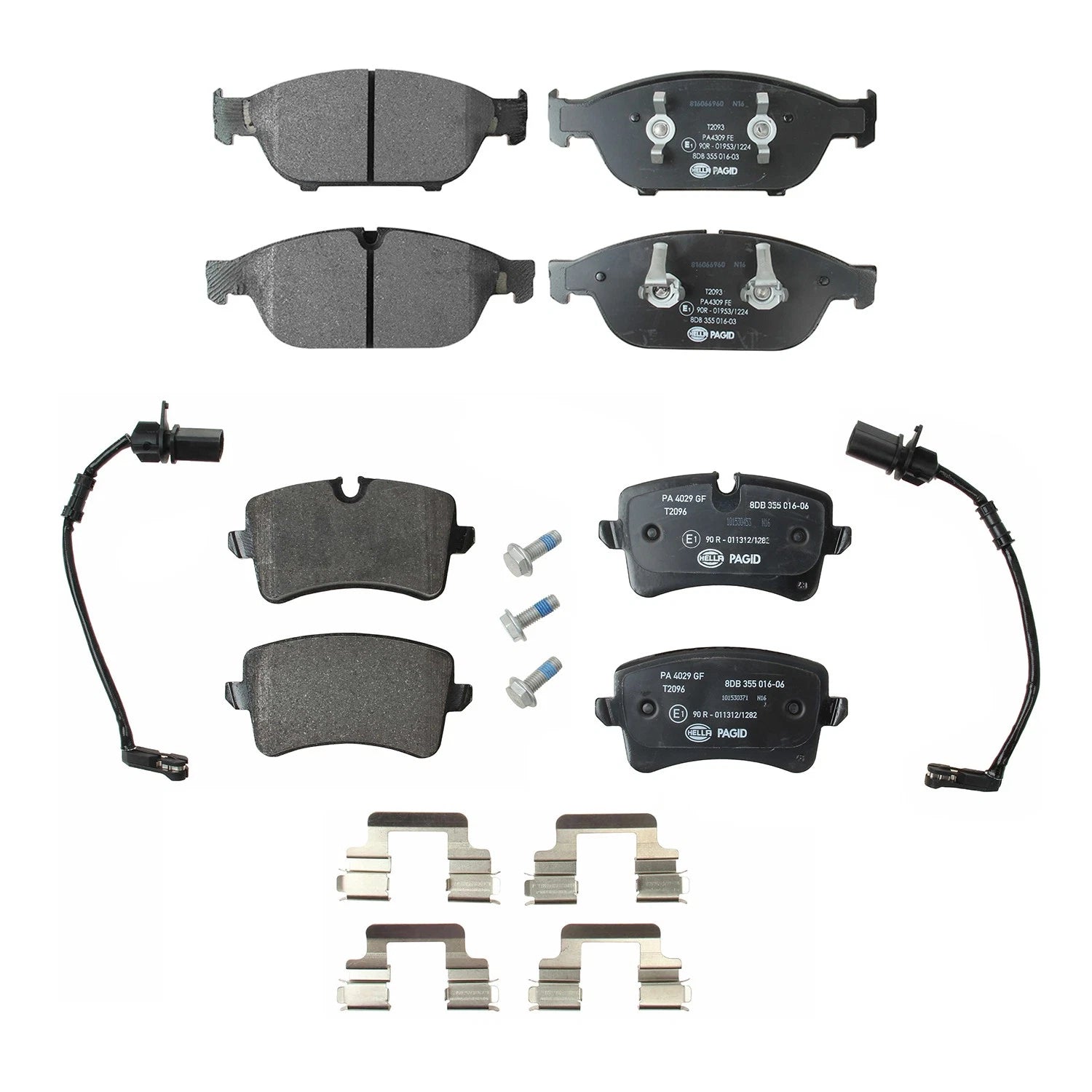 Disc Brake Pads Kit for Audi A6, A6 Quattro, A7 Quattro (2012–2018)