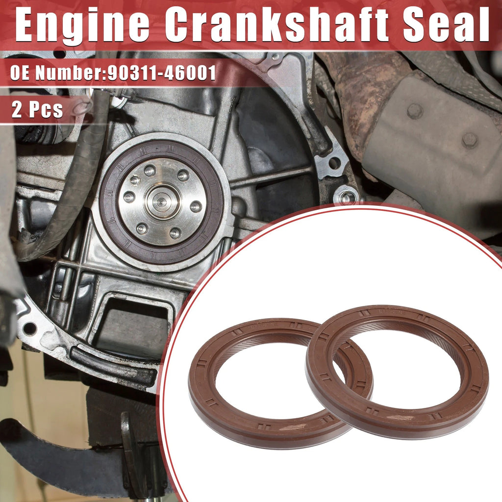 2pcs Engine Crankshaft Seal No. 90311-46001 for Lexus GS 300, IS 300 (1998–2005)