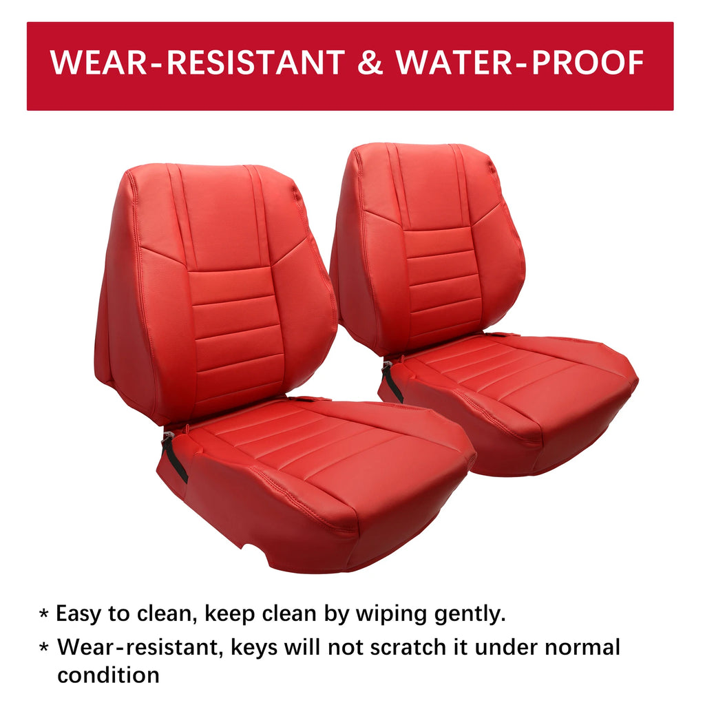 Set of 2 Bucket Seat Covers for Dodge Challenger (2011-2014)