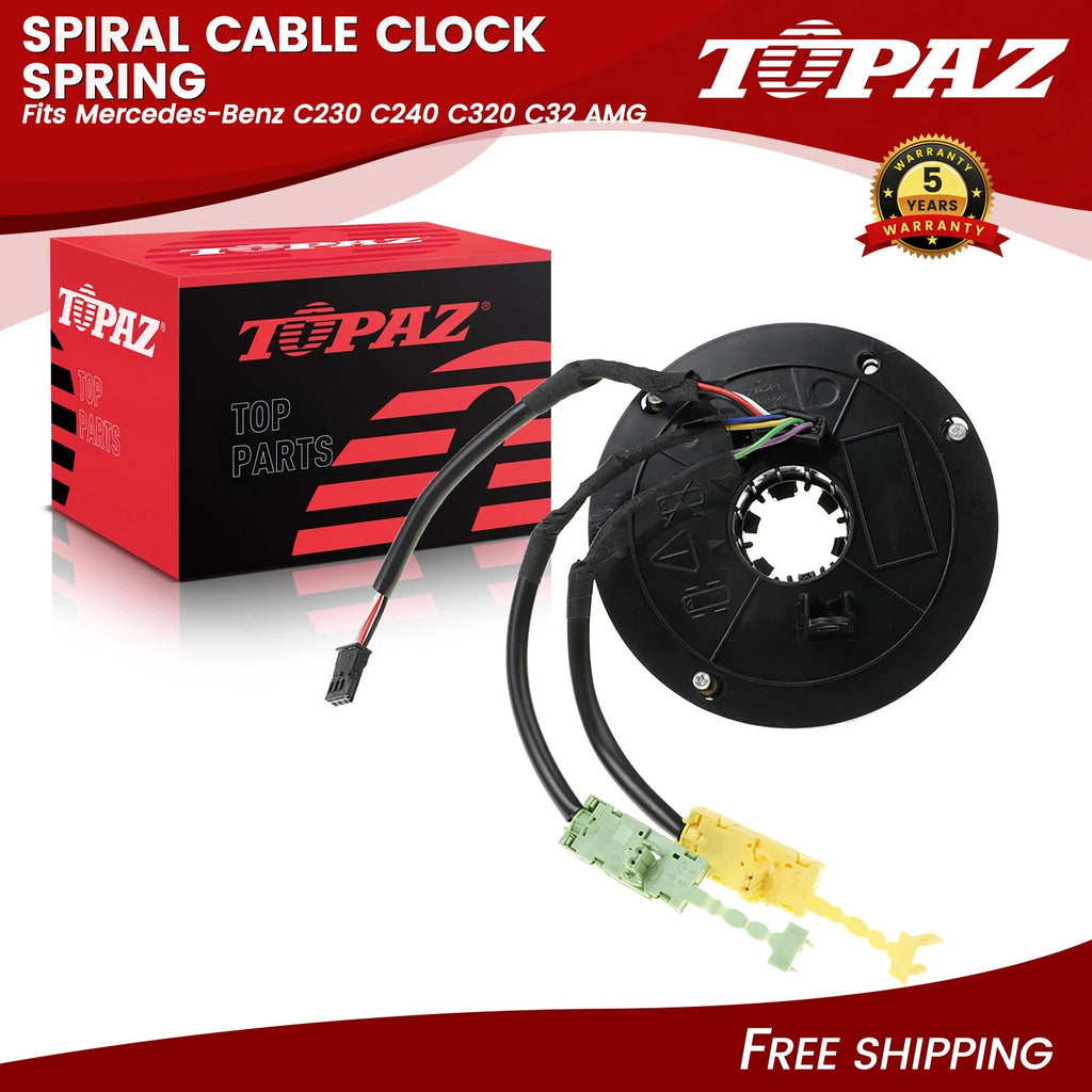 Spiral Cable Clock Spring for Mercedes-Benz C230 C240 C320 C32 AMG (2000–2007)