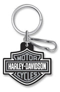 Bar & Shield Key Chain for Harley-Davidson (Grey) - 4496