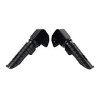 Black Rear Footrests Passenger Pegs for Honda Forza 750 (2021-2023)