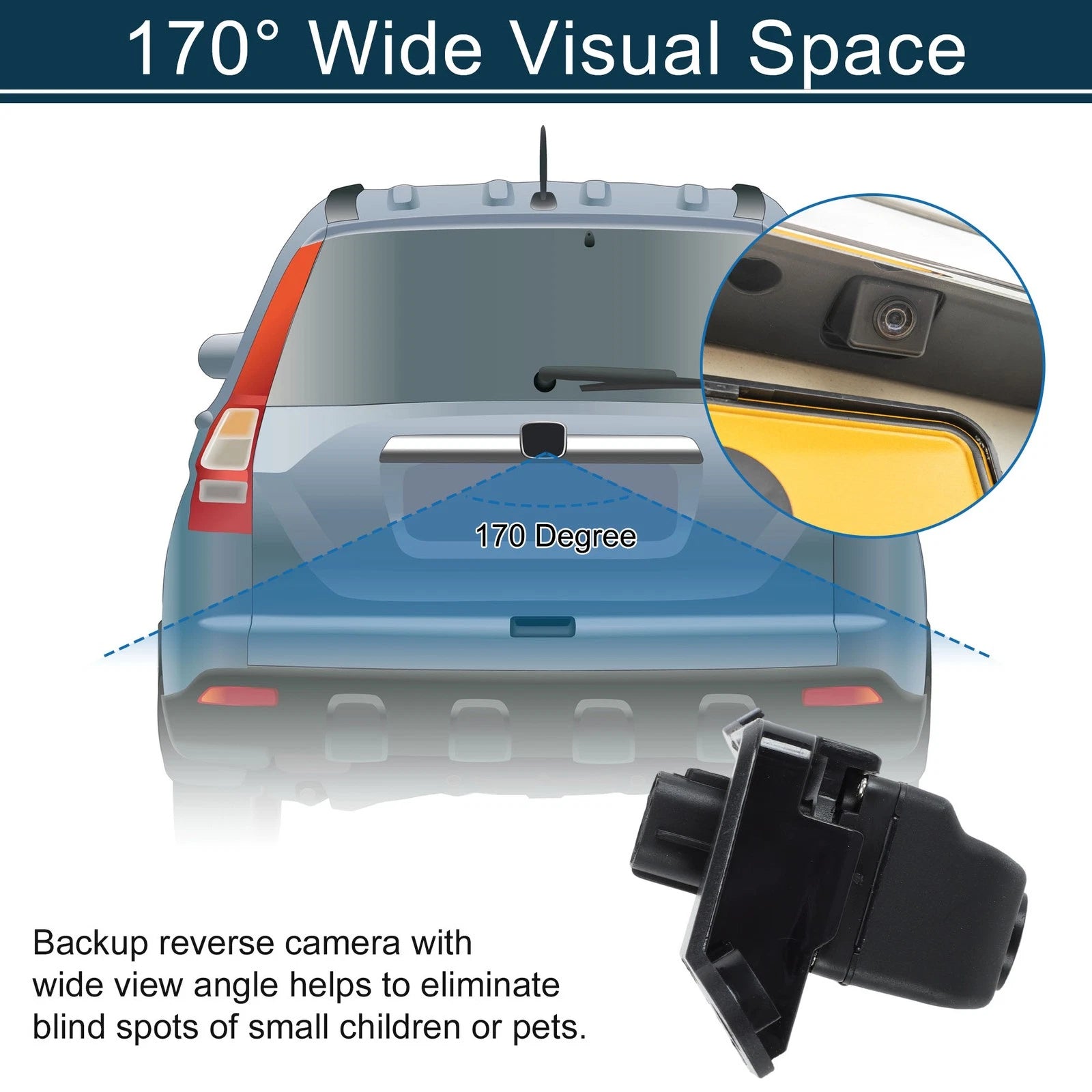 Rear View Park Assist Backup Camera for Toyota Tacoma (2009–2015) 86790-04010