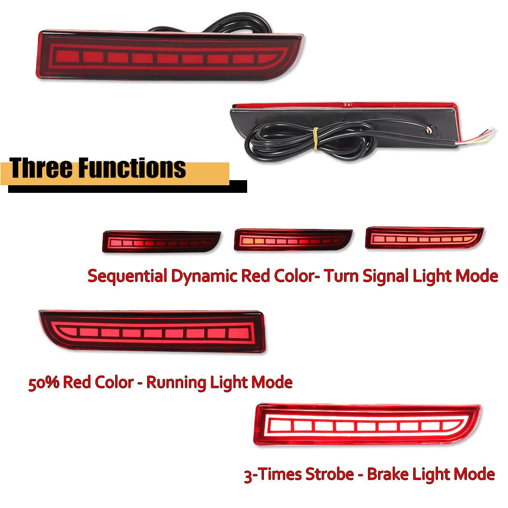 LED Tail Brake Sequential Signal Lights for Mitsubishi Lancer Evo & Outlander
