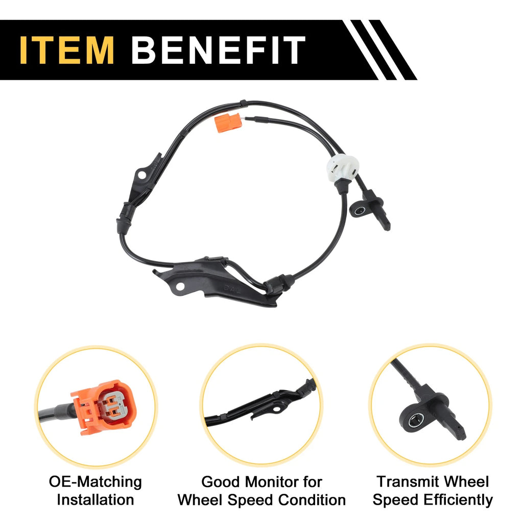 ABS Wheel Speed Sensor No. 57455SDAA01 for Honda Accord (2018–2023)