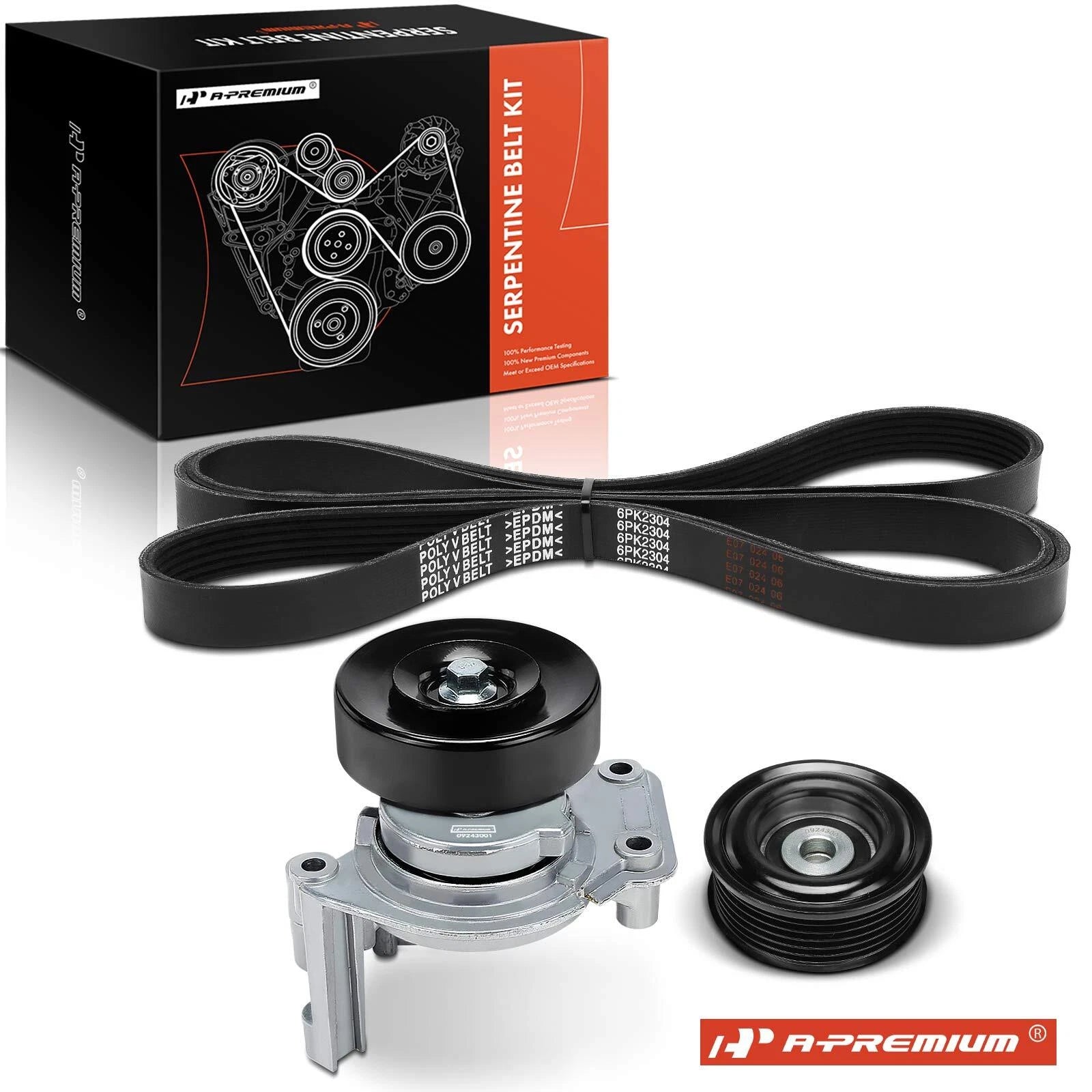 3x Serpentine Belt Drive Component Kit for Toyota Tundra (2000–2002)