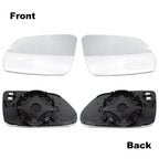 Pair Chrome Heated Door Side Mirror Glass for Skoda Octavia 1Z (2004–2008)