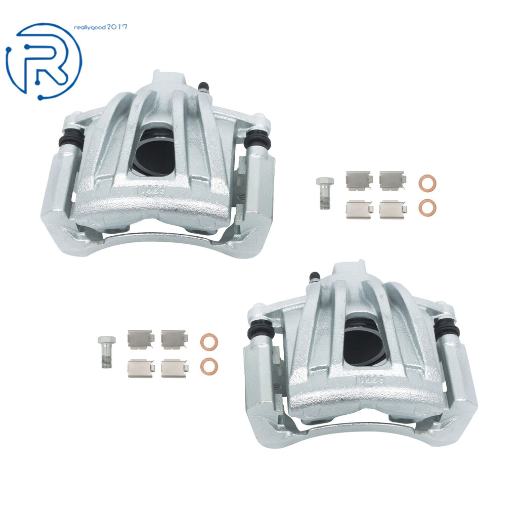Set of 2 Front Brake Calipers for Jeep Liberty (2002–2007)