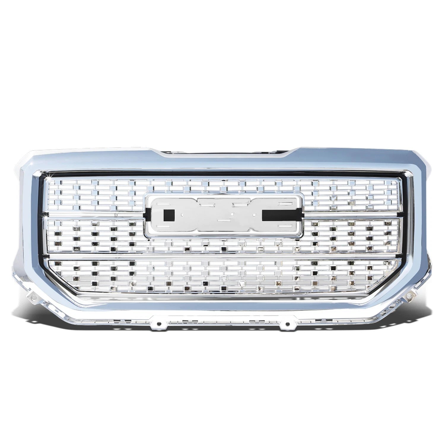 Chrome ABS Front Bumper Grille for GMC Sierra 1500 (2016–2018)