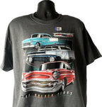Chevrolet Tri-5 T-Shirt Gray Bel Air for Chevrolet (1955–1957)