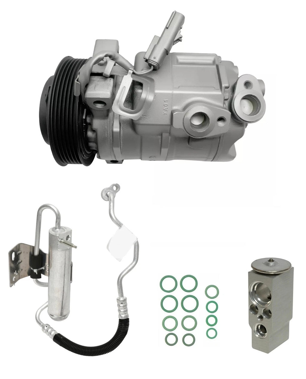 AC Compressor Kit Replacement for Dodge Journey 3.5L (2010–2010)