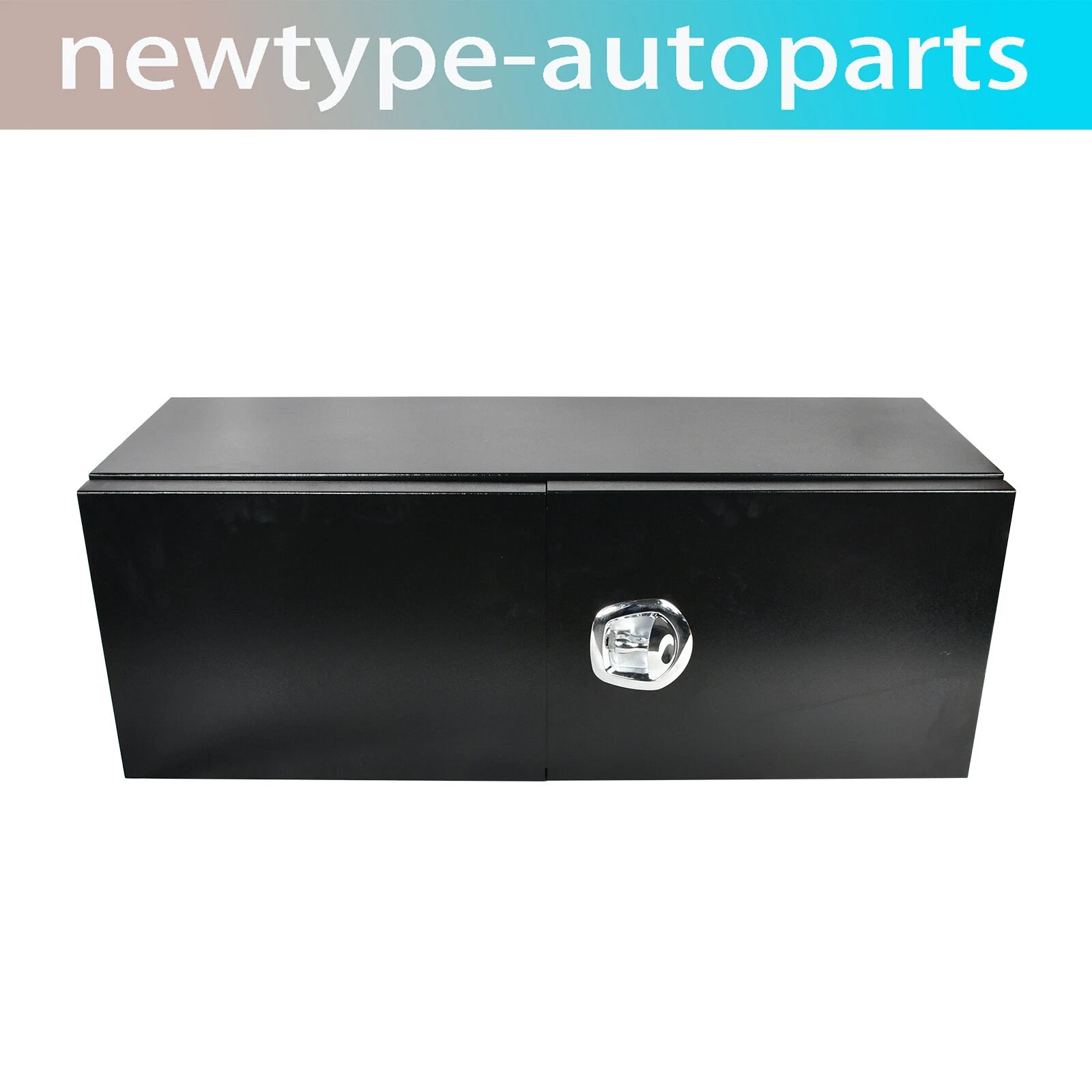 60" x 18" Black Steel Tool Box for Pickup Truck (Fits Most Models)
