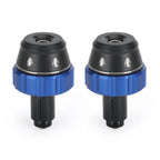 Handlebar Ends for Universal Fit Motorcycle (22mm) - Blue