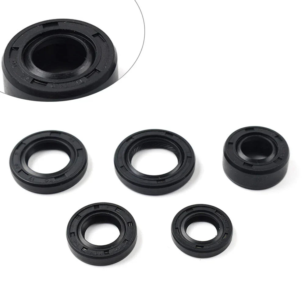 5Pcs Engine Oil Seal Kit for Honda TRX70 TRX90 ATC70 C70 CL70 CRF50 Z50