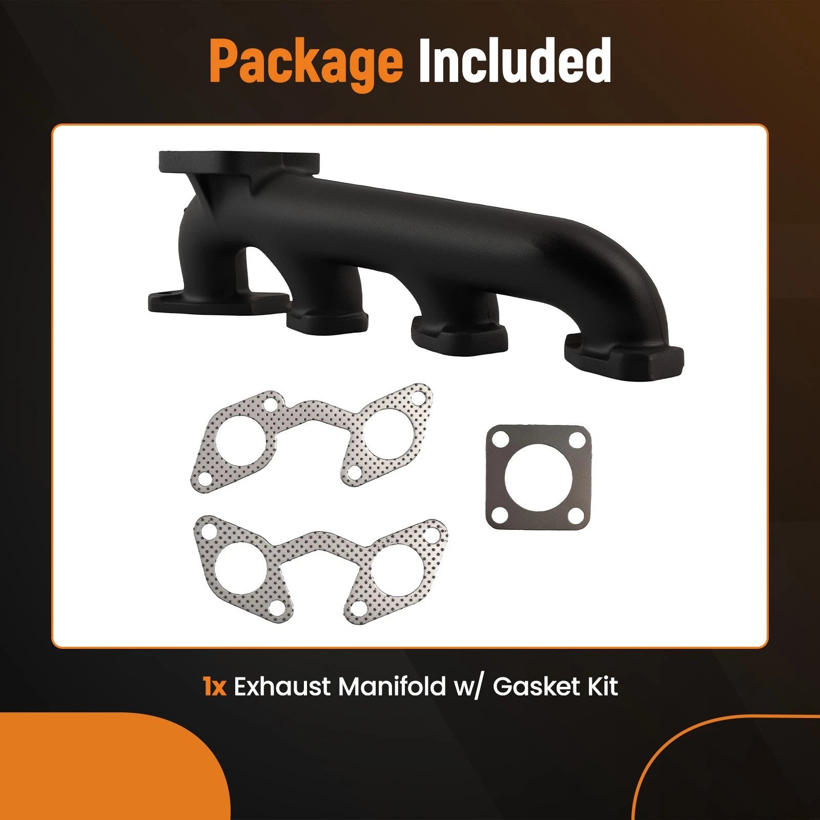 Exhaust Manifold Set for Bobcat T140 753 763 773 7753 S150 (2000–2008) 6651482 6685475