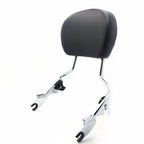 Detachable Chrome Backrest Sissy Bar w/ Pad for Harley Touring (2009–2018)