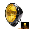 4.5" Amber Headlight H4 Custom Headlamp for Harley Chopper Bobber