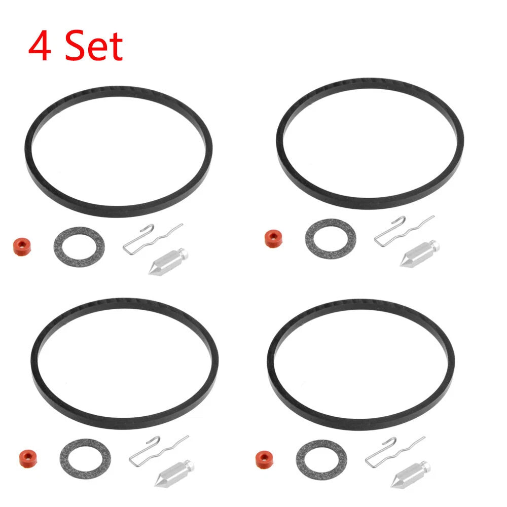 Set of 4 Carburetor Needle Seat Kit for Tecumseh 631021 631021A 621021B