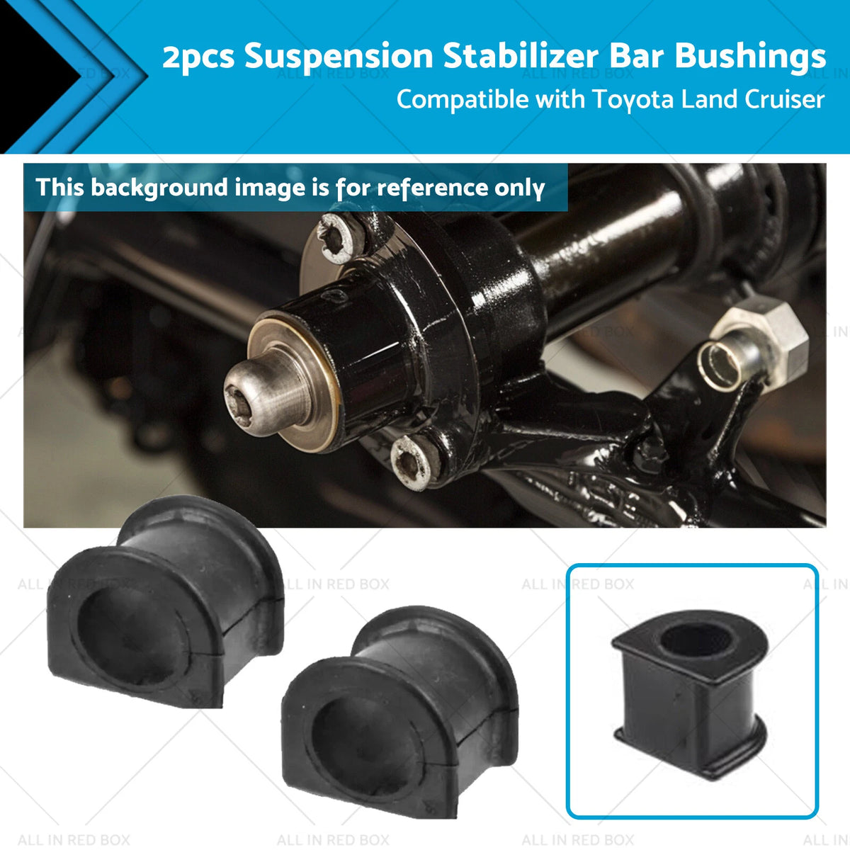 2X Suspension Stabilizer Bar Bushings for Toyota Land Cruiser (1993–1997)