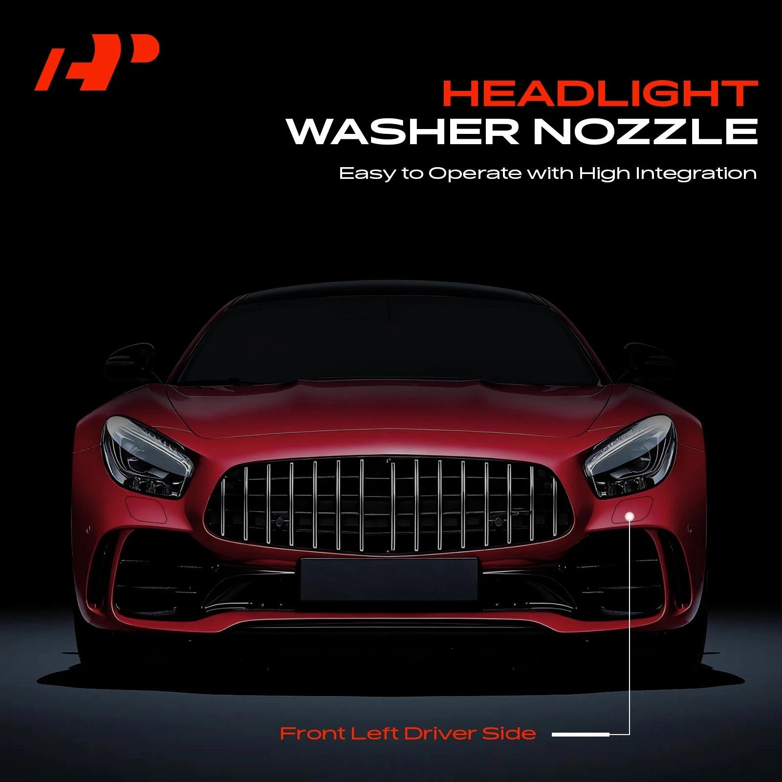Front Right Headlamp Washer Nozzle for Toyota Land Cruiser (2009–2020)