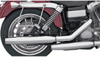 3" HP-Plus Slip-On Mufflers Tapered Chrome for Harley FXD