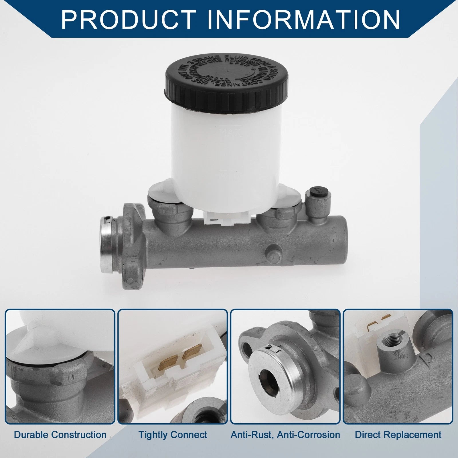 Brake Master Cylinder with Reservoir No. 4601001G00 for Nissan D21 (1986–1994)