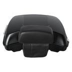 Matte Black Razor Trunk Backrest Rack for Harley Touring Road Glide (1997–2008)