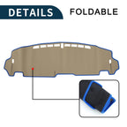 Dashboard Dash Cover Mat for Honda N-BOX/N-BOX Custom (JF5/JF6) Black Blue Set of 1