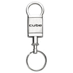 Satin-Chrome Valet Keychain - Officially Licensed for Nissan Cube