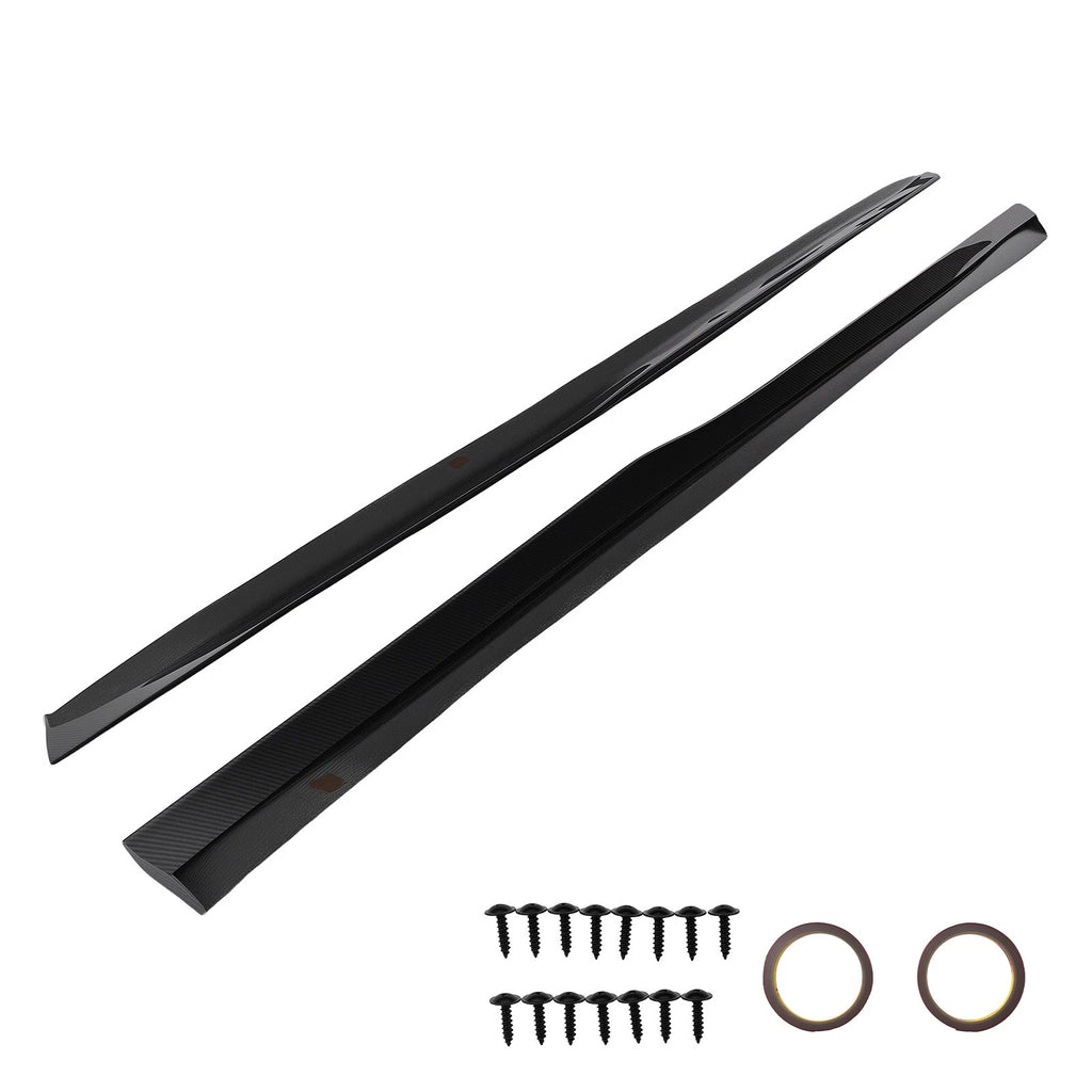 2X Side Skirt Extension Lip for BMW F80 F81 M3 (2015–2018) Carbon Fiber PSM