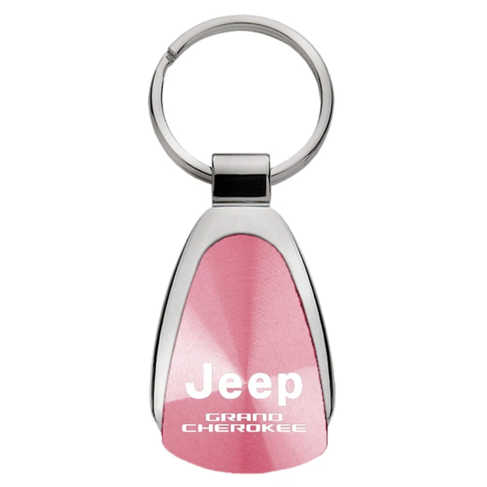 Pink Teardrop Keychain - Officially Licensed for Jeep Grand Cherokee