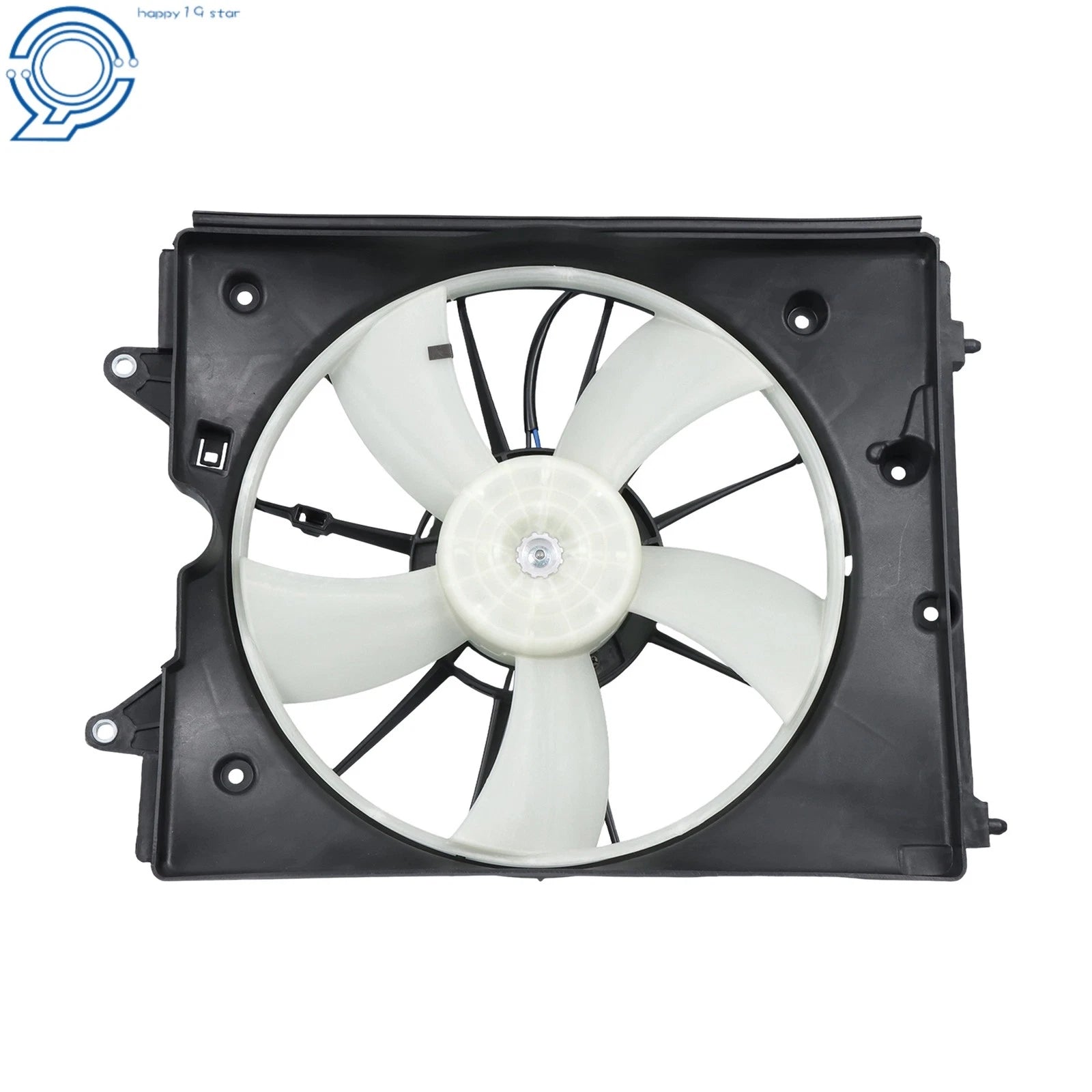 Left Radiator Cooling Fan Assembly w/ Shroud for Honda Odyssey (2018–2023) 190155MRA01
