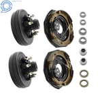 7000 lb Axle Trailer Hub Drum Kits with 12"x2" Electric Brakes (8 on 6.5")