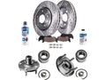 Front Brake Pad, Rotor & Wheel Hub Kit for Mazda Tribute (2001–2006) MB853CF