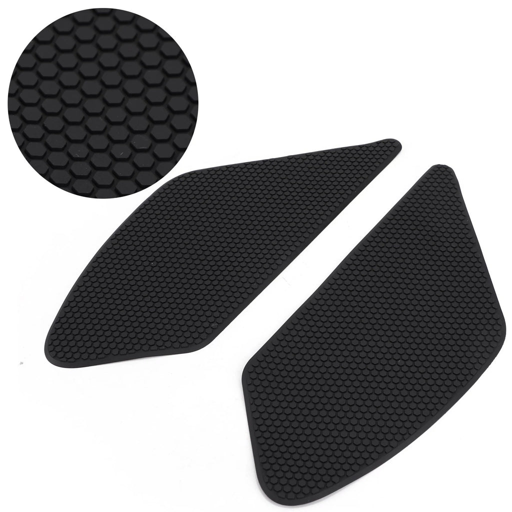 Pair Tank Protector Side Tankpad for Ducati Monster 797 (2017–2019) Rubber Black