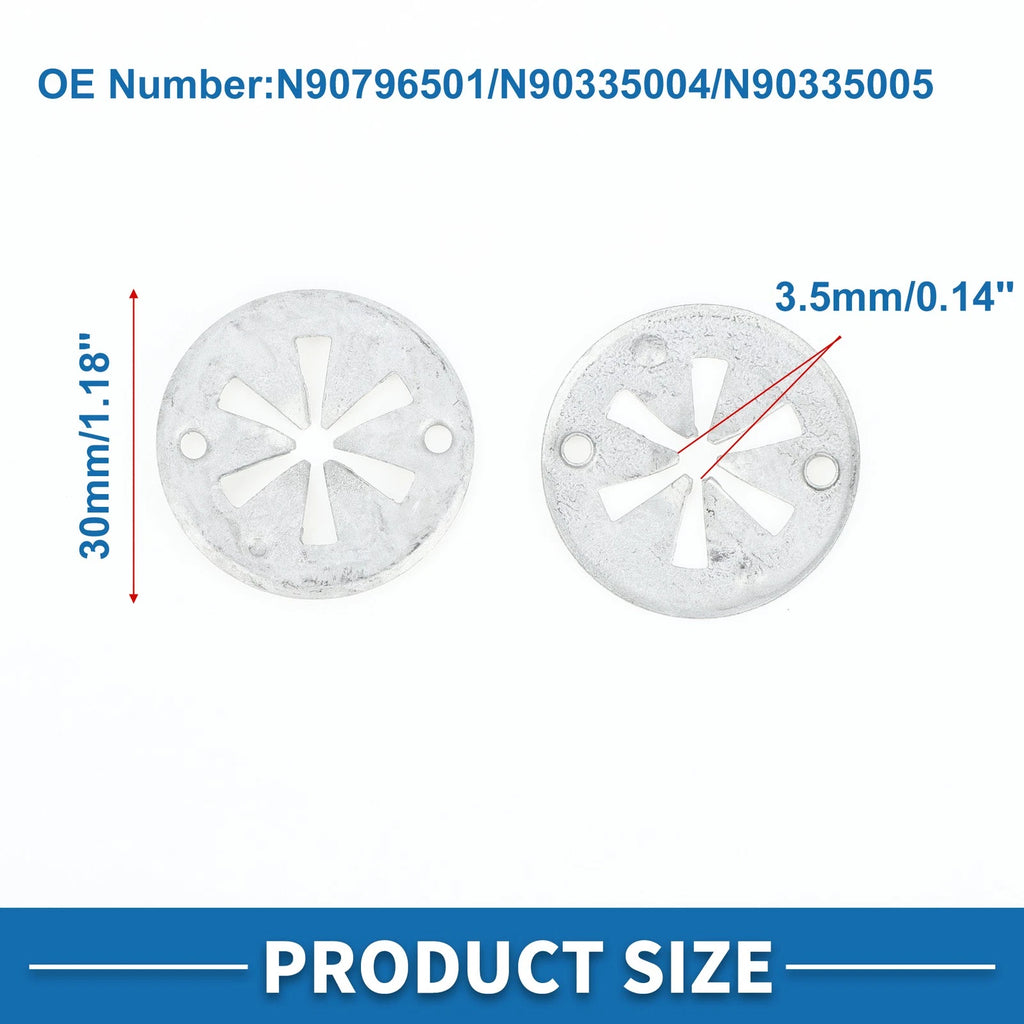 50 Pcs Heat Protection Clamping Discs Washer No.N90796501 for Audi A3 (2015–2024)