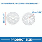 50 Pcs Heat Protection Clamping Discs Washer No.N90796501 for Audi A3 (2015–2024)