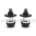 2X CNC Swingarm Spools Sliders for Universal Motorcycle 6MM Black