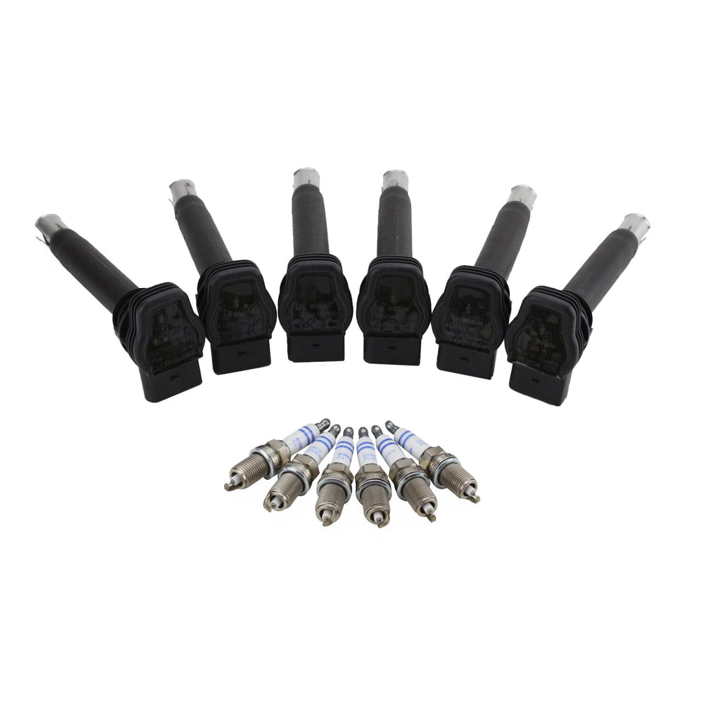 Set of 6 Ignition Coils for Audi A6 S5 V6 (2005–2011) - OE Fine Wire Platinum