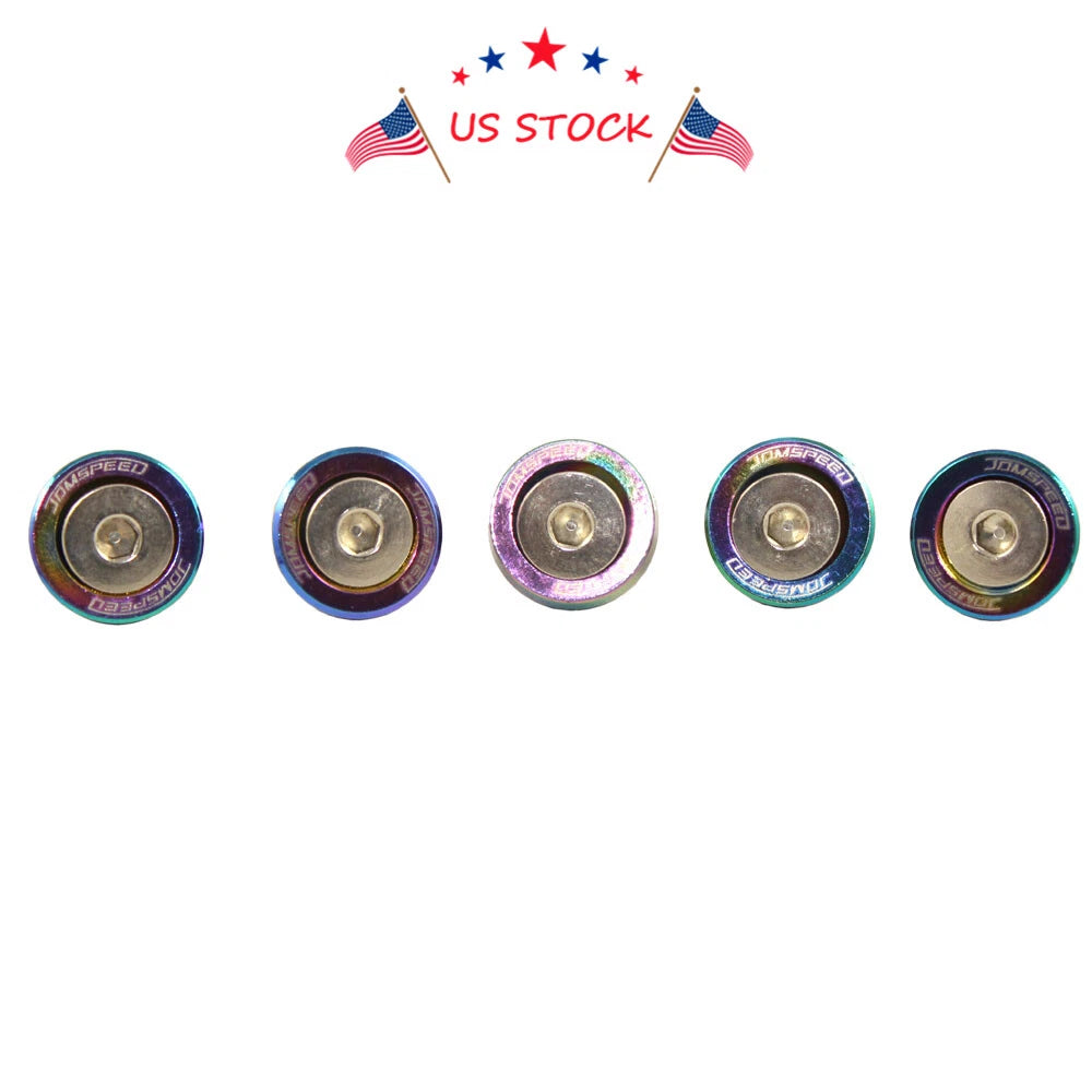 20-Piece Chrome Fender/Bumper Washer/Bolt Dress Up Kit for Make Model