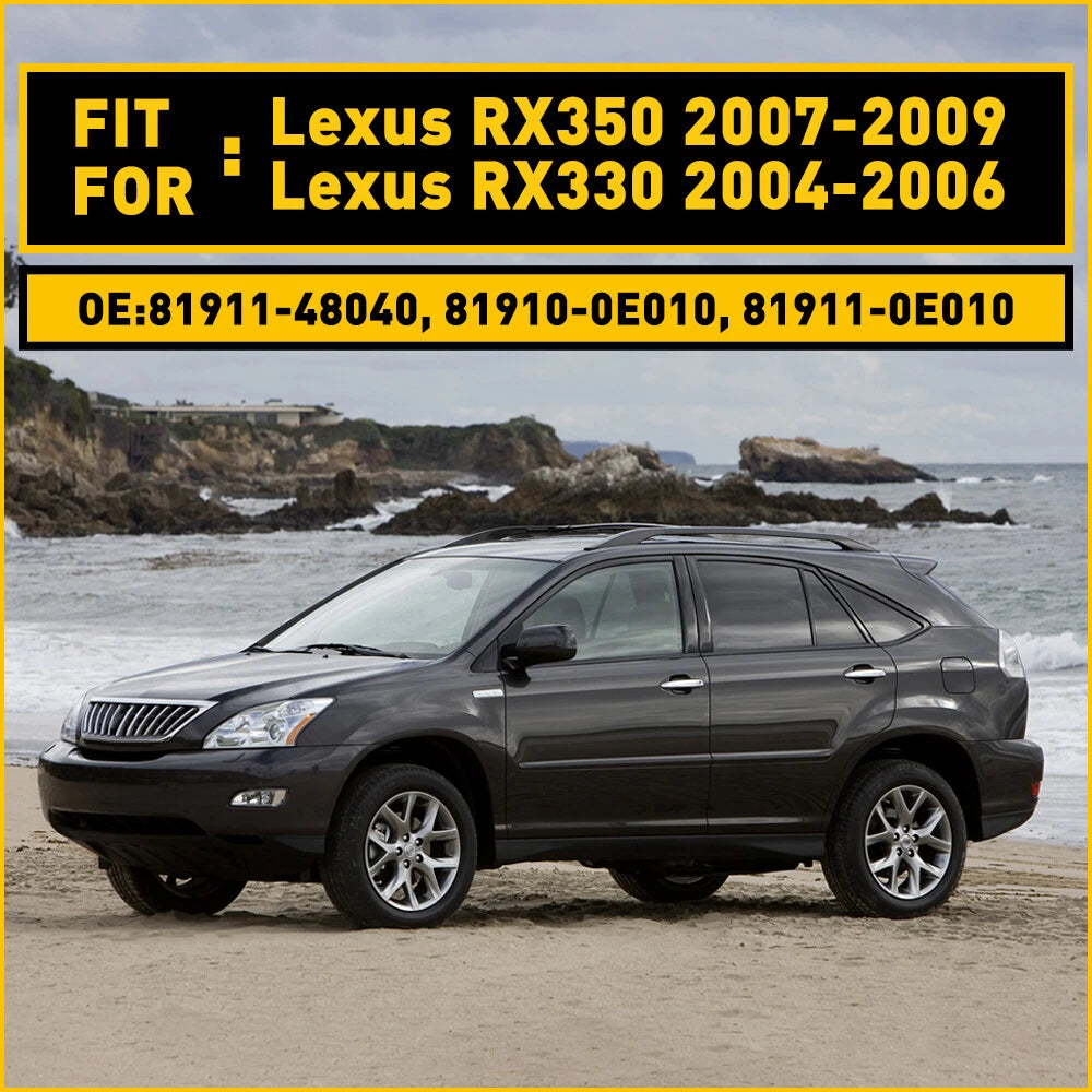 Pair Rear Bumper Reflector Lights for Lexus RX300 RX330 RX350 RX400 (2004–2009)