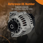 105A Alternator for Chevy GMC Silverado Suburban Yukon Sierra 1500 (2000–2006) 10480388