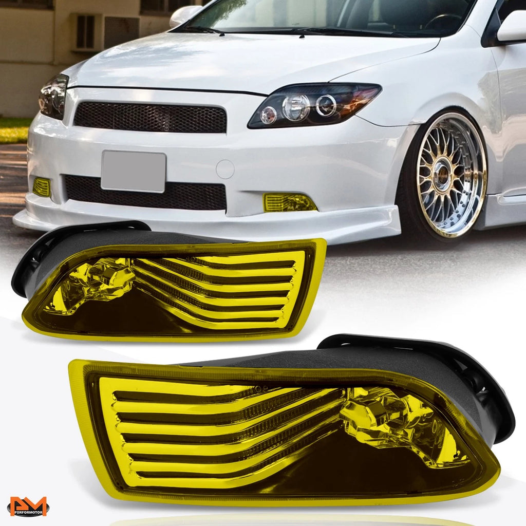 Set of 2 Amber Lens Fog Lights with Switch for Scion TC (2005–2010)