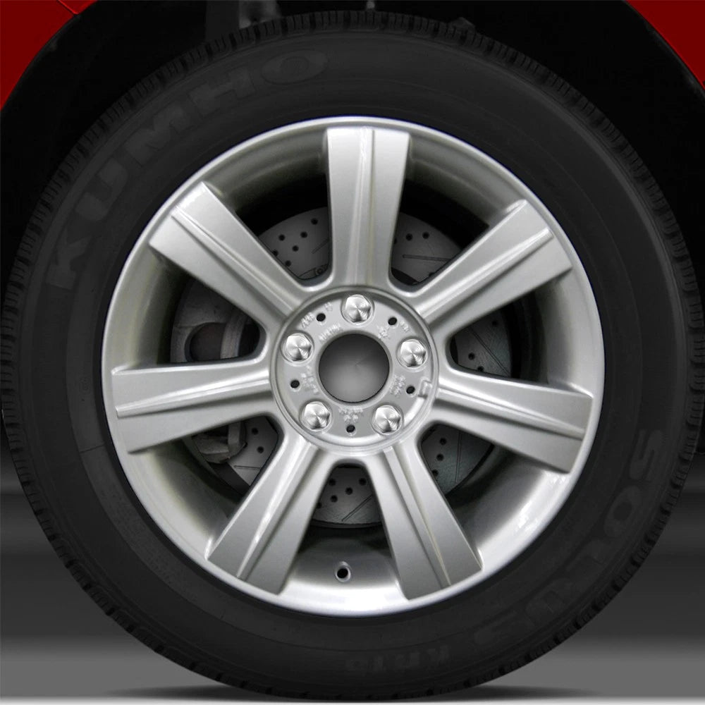 17x8 Factory Wheel (Bright Fine Metallic Silver) for 2001-2006 BMW 325i